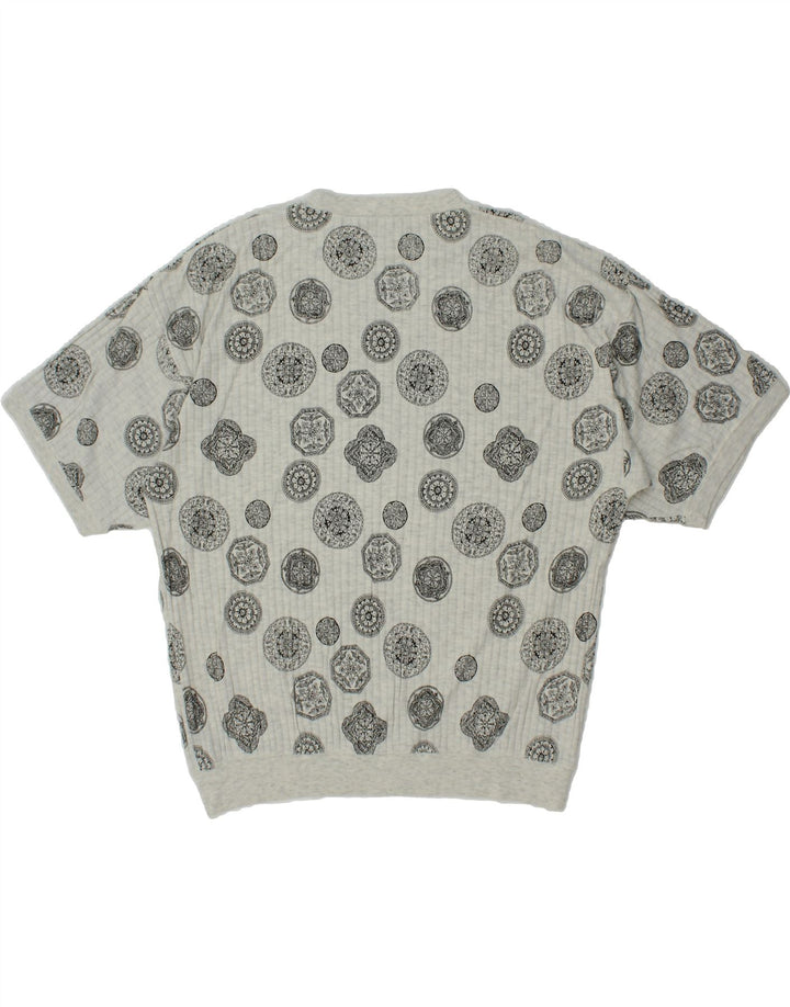 TREND Mens Graphic T-Shirt Top IT 56 XL Grey Cotton Vintage Trend and Second-Hand Trend from Messina Hembry 