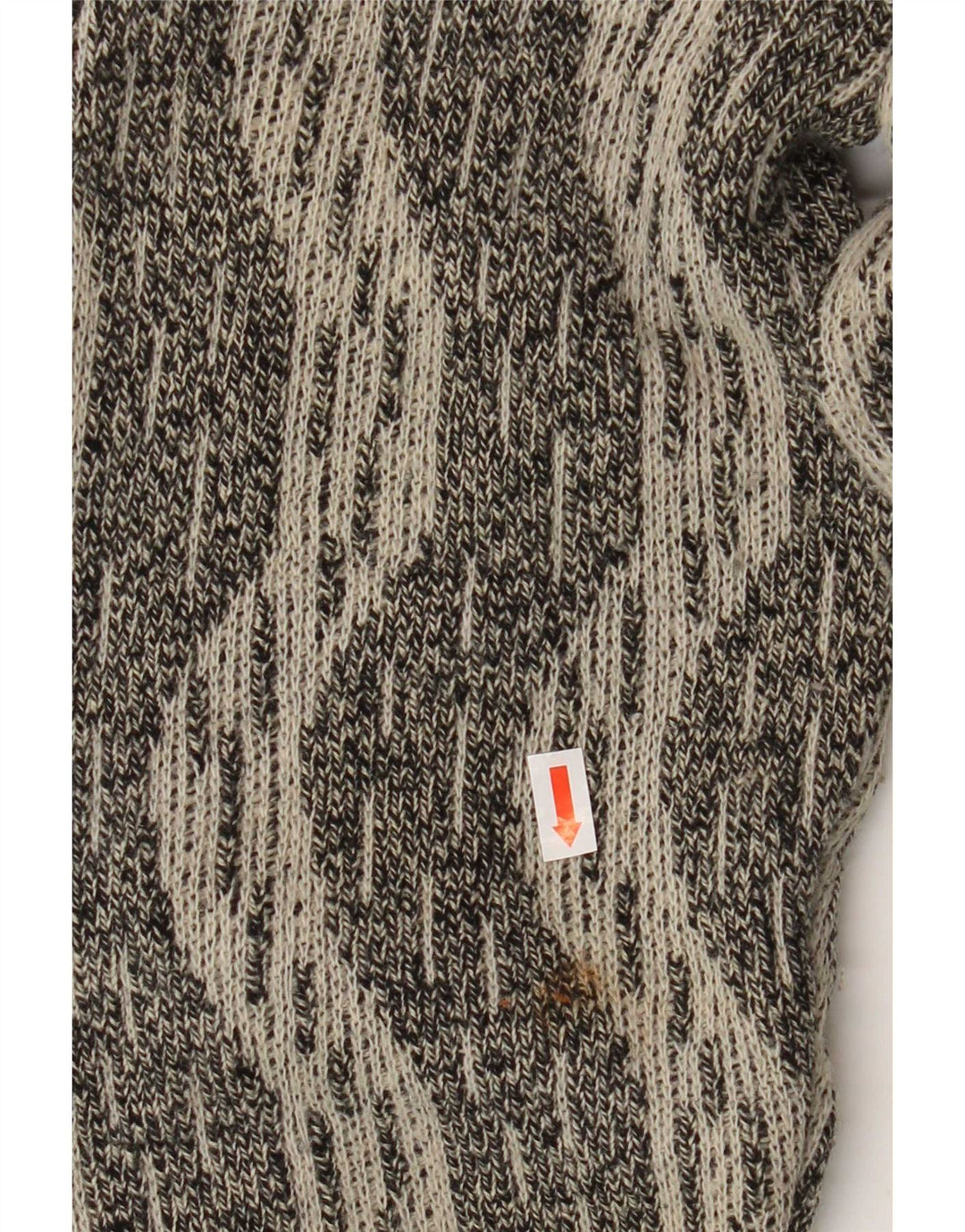 Maglione cardigan da uomo De Pletrl IT 50 Lana Chevron grigio medio