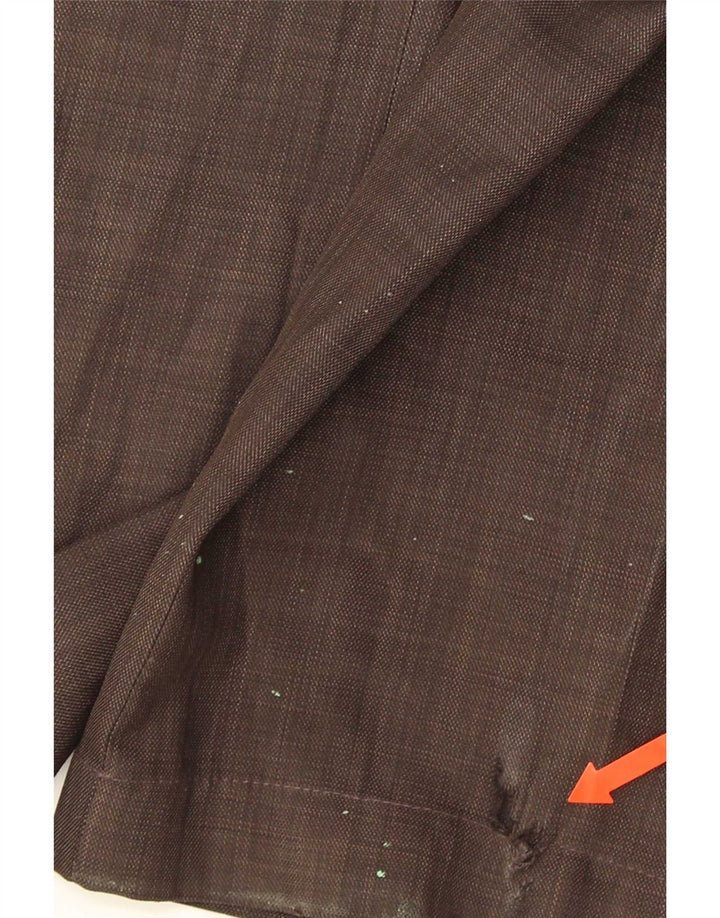 Pantaloni da abito dritti da uomo Champion medi W32 L30 marroni
