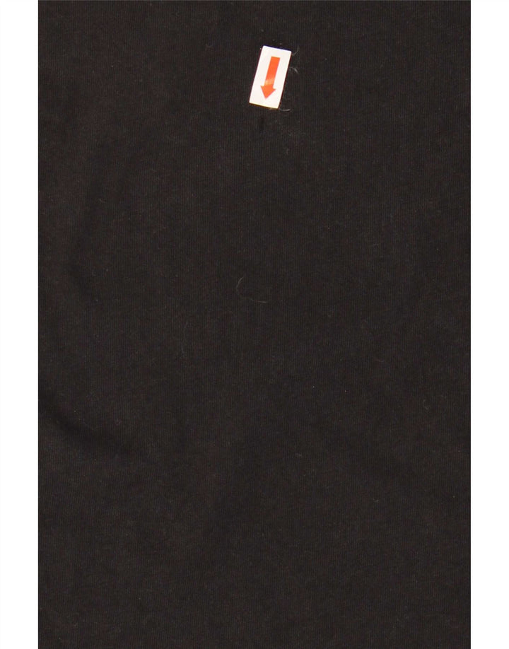 T-shirt da uomo Hugo Boss Top in cotone nero medio