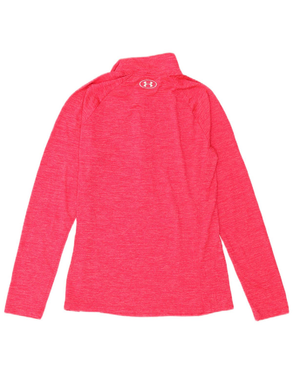 Maglia da tuta da donna UNDER ARMOUR Heat Gear Pullover UK 12 Rosa medio