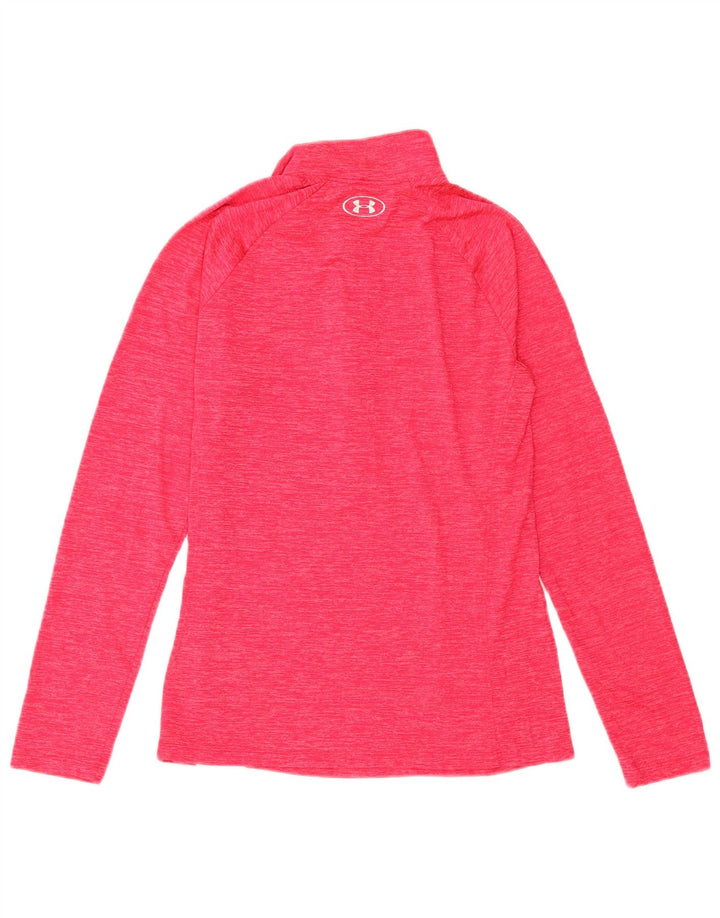 Maglia da tuta da donna UNDER ARMOUR Heat Gear Pullover UK 12 Rosa medio