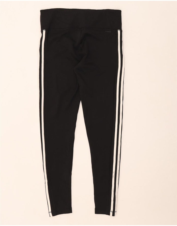 Leggings Adidas Climalite da donna UK 16/18 Large Nero Poliestere