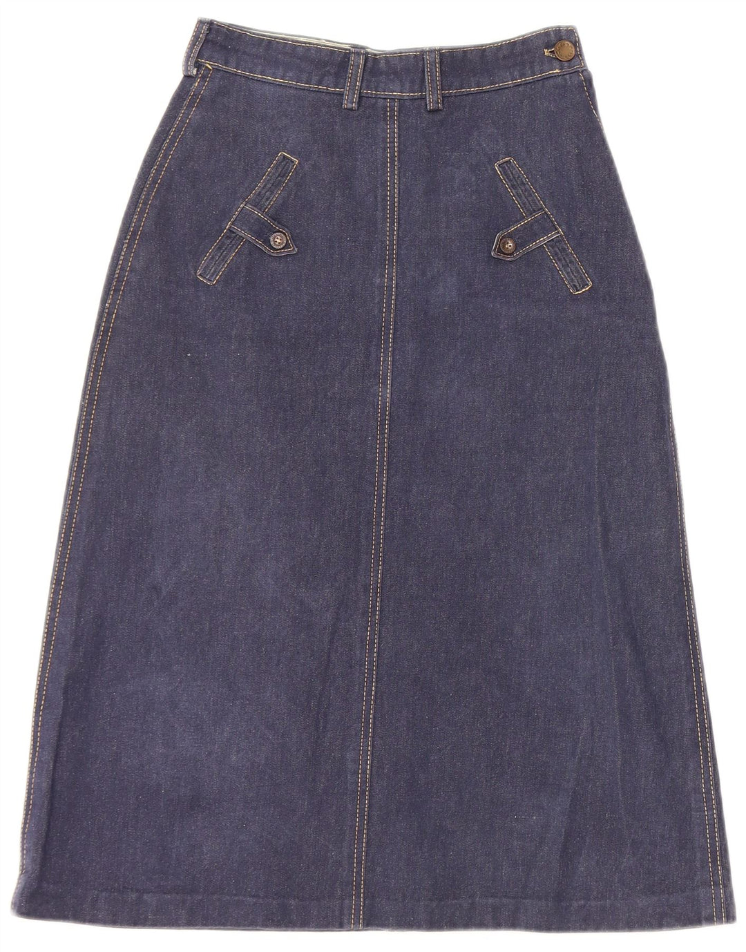 Gonna in denim grafico da donna VINTAGE W22 2XS Blu