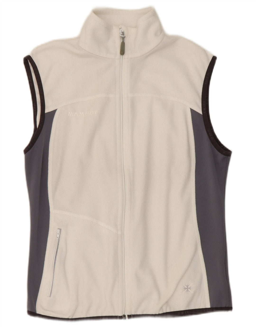 Gilet in pile da donna Mammut UK 16 Large Poliestere color block bianco