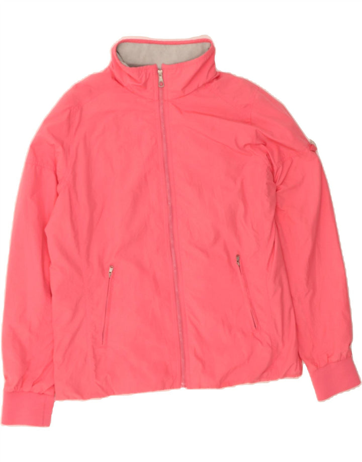 CHAMPION Womens Tracksuit Top Jacket UK 16 Large Pink Polyester Vintage Champion and Second-Hand Champion from Messina Hembry 