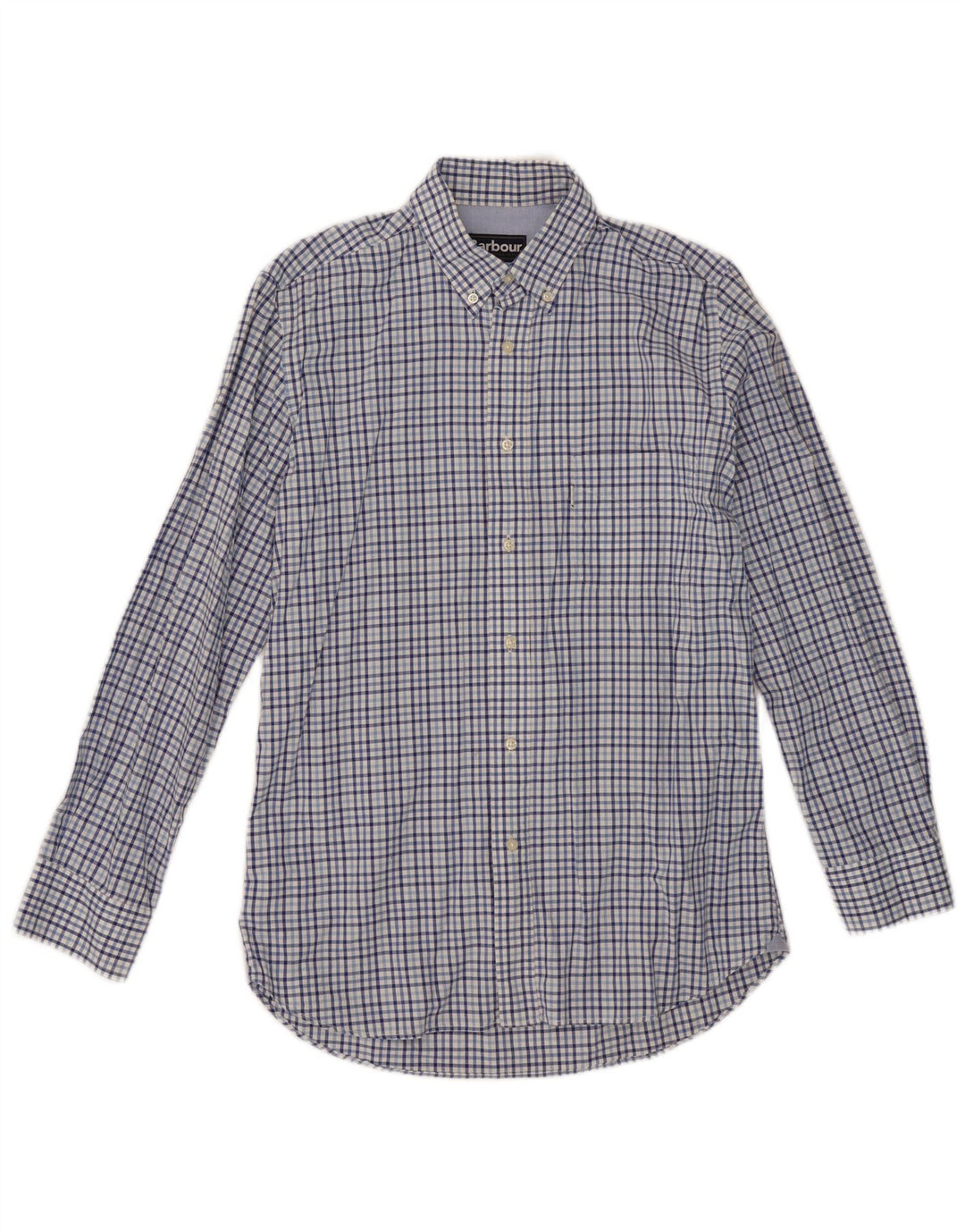 Camicia da uomo Barbour piccola a quadretti blu