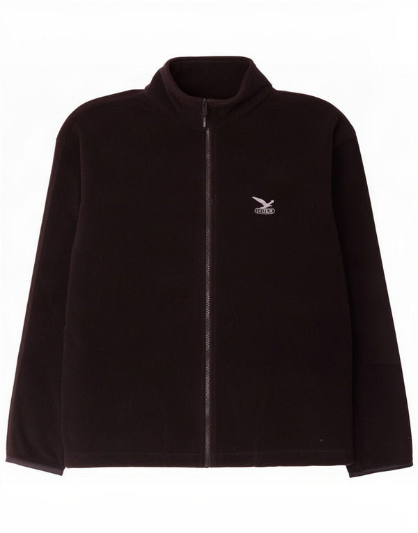 SALEWA Giacca in pile da uomo UK 44 2XL Nero Poliestere