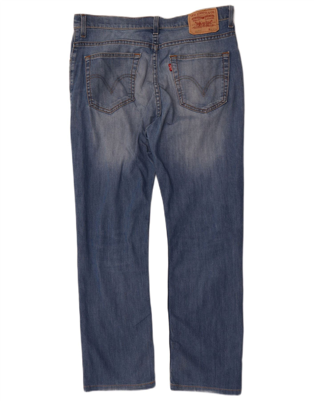Jeans dritti da uomo Levi's W34 L28 cotone blu
