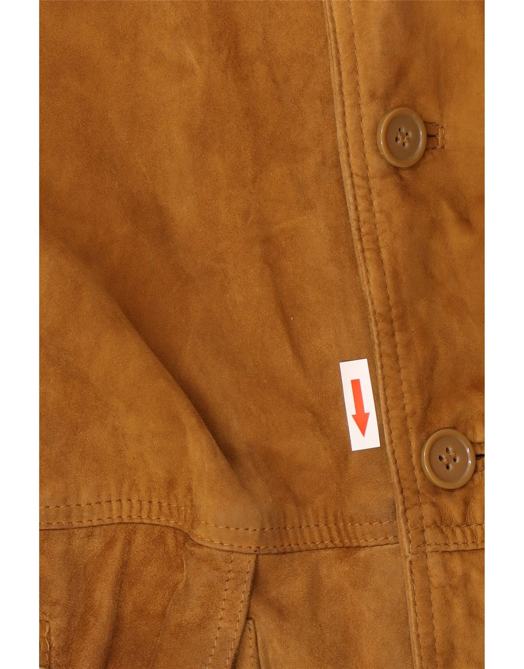 Giubbotto bomber in pelle scamosciata da uomo Conbipel UK 42 XL in pelle marrone