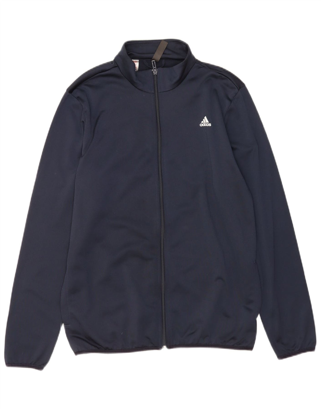 Giacca da ginnastica grafica da ragazzo Adidas 15-16 anni in poliestere blu navy
