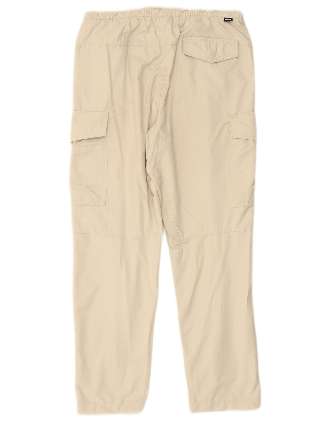 Pantaloni corti cargo da uomo NIKE piccoli W29 L25 in cotone beige
