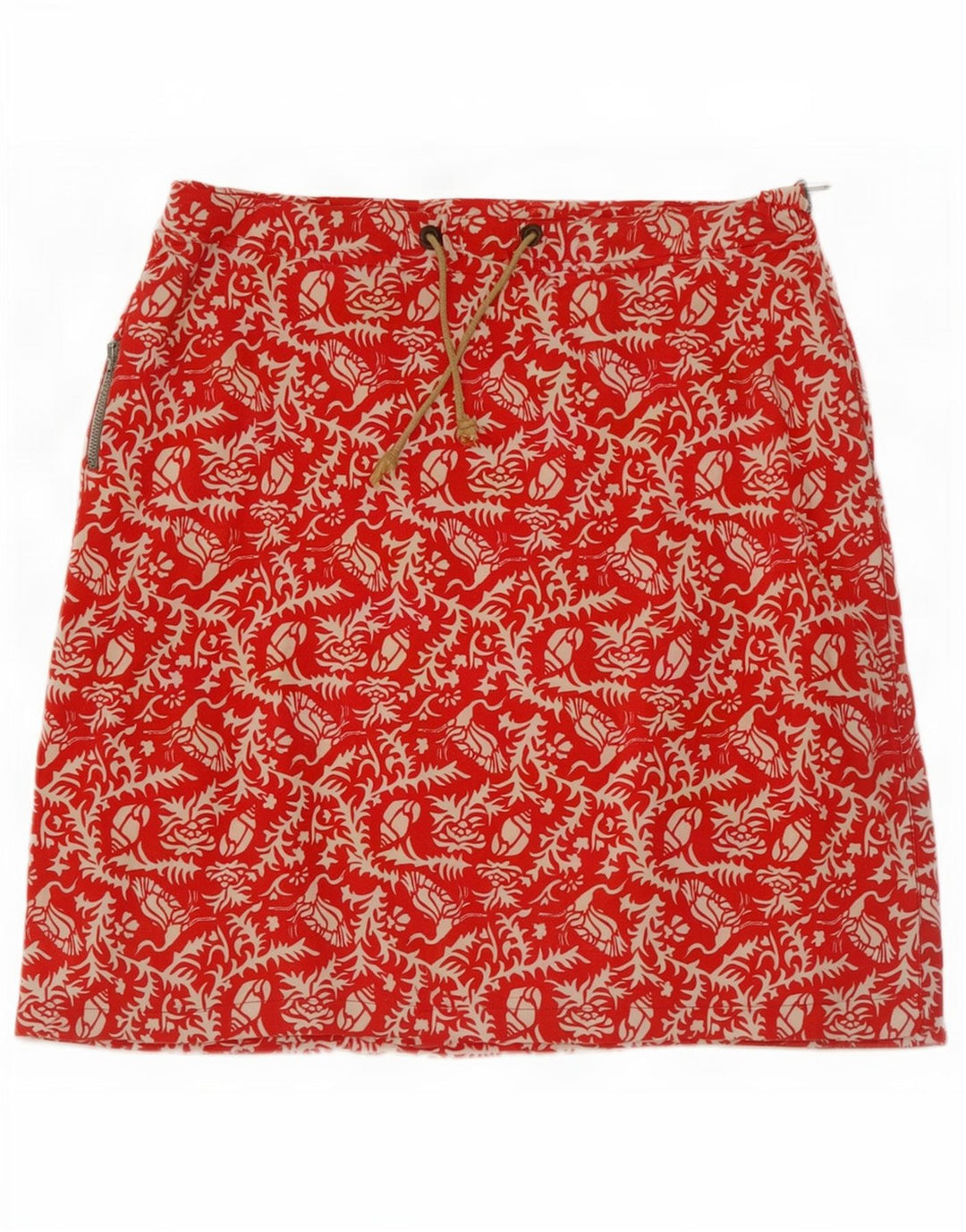 Minigonna da donna Murphy & Nye W27 piccola in cotone floreale rosso