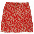 Minigonna da donna Murphy & Nye W27 piccola in cotone floreale rosso