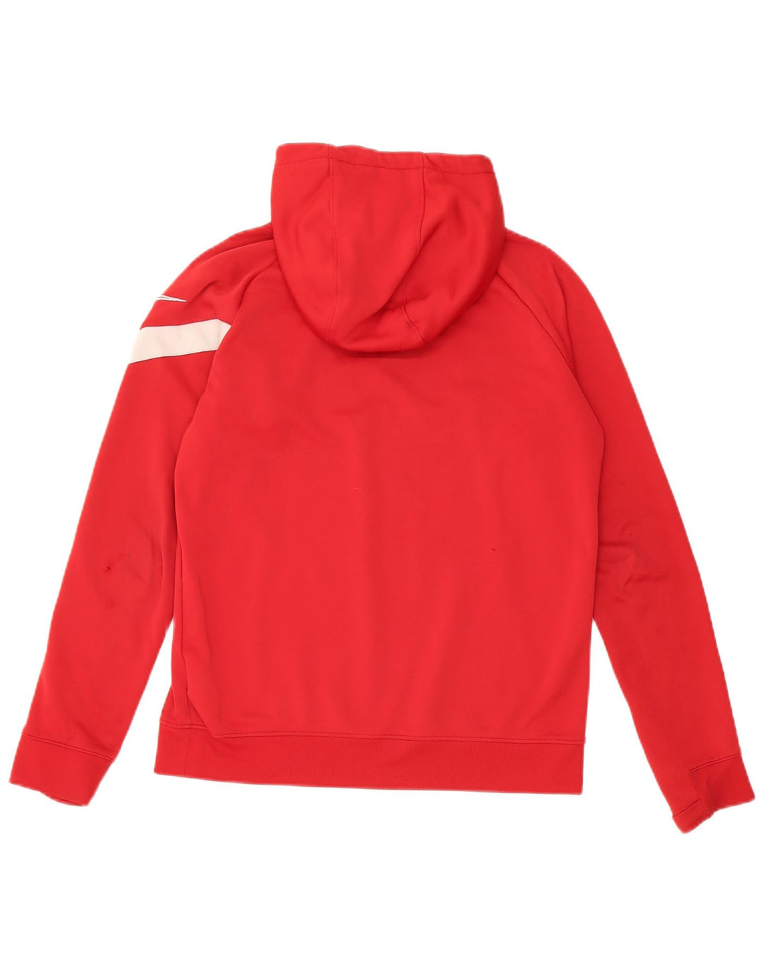 Felpa con cappuccio Nike Dri Fit da ragazzo, 12-13 anni, grande, in poliestere rosso