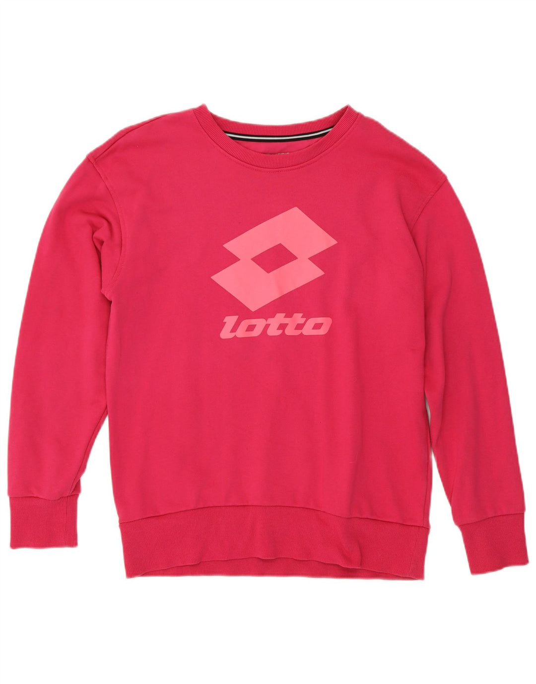 Felpa da donna Lotto Maglione UK 14 Cotone rosa medio
