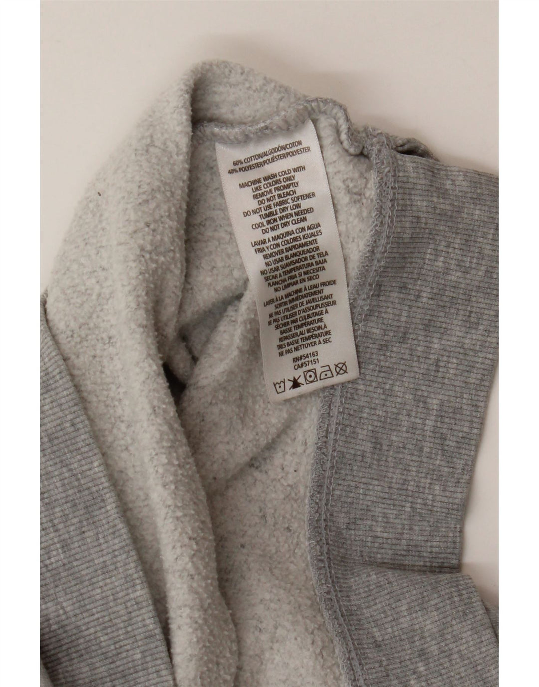 CALVIN KLEIN Felpa con grafica da donna Maglione UK 18 XL Grigio Colourblock