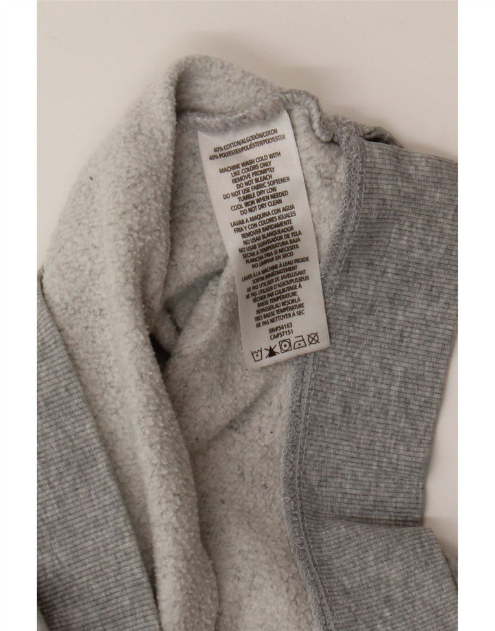 CALVIN KLEIN Felpa con grafica da donna Maglione UK 18 XL Grigio Colourblock