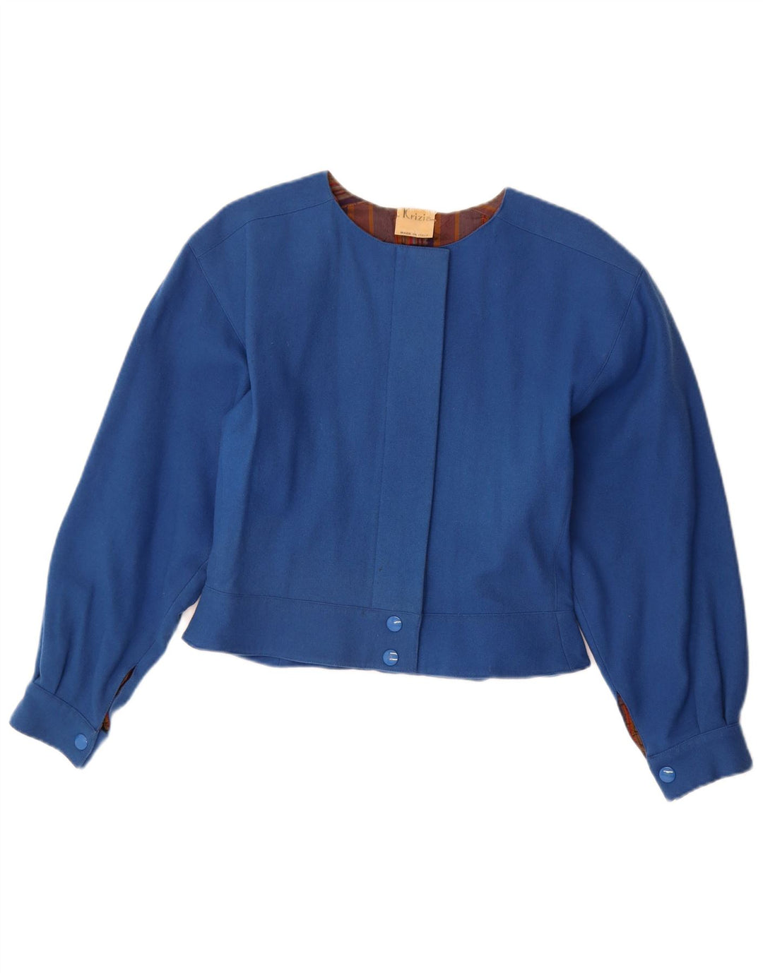 Giacca Bolero da donna Krizia UK 14 Blu medio