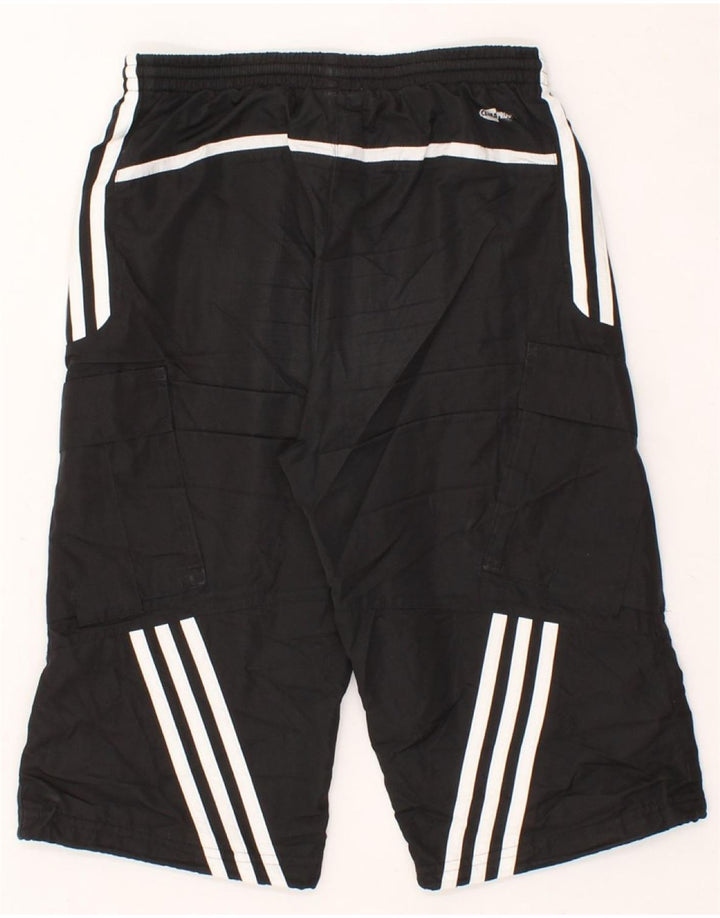 ADIDAS Boys Clima 365 Bermuda Sport Shorts 9-10 Years  Black Polyester Vintage Adidas and Second-Hand Adidas from Messina Hembry 