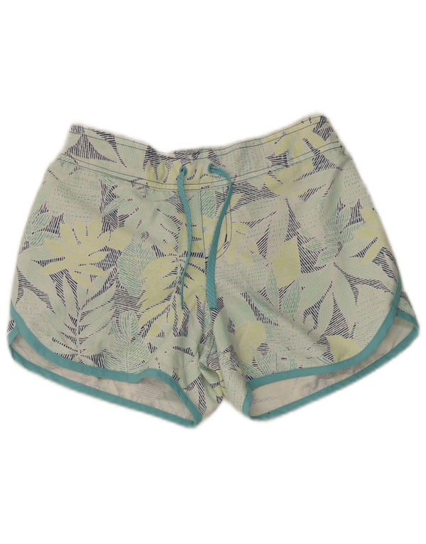 Pantaloncini sportivi da donna Columbia UK 8 Small Verde Floreale Poliestere