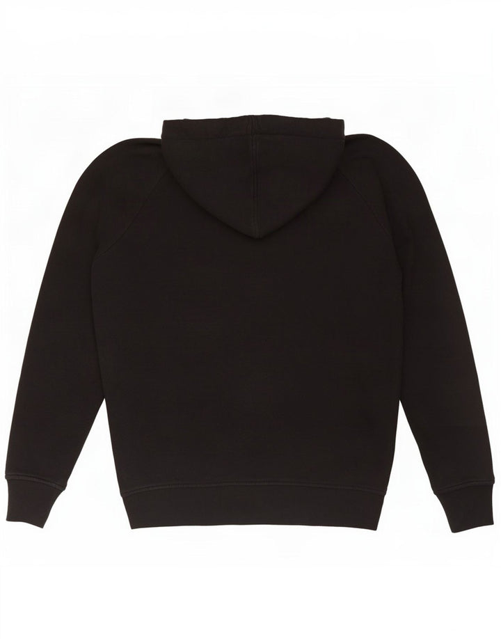 Maglione con cappuccio grafico da uomo Kappa piccolo in cotone nero