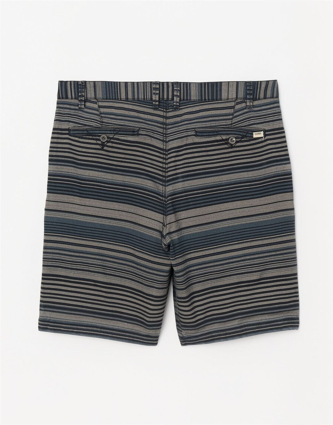 Pantaloncini casual da uomo Vans W34 grandi in cotone a righe blu