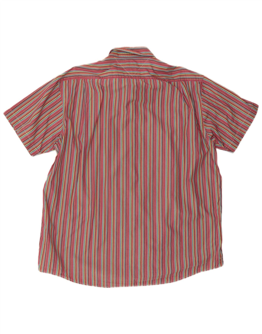 TOMMY HILFIGER Mens Golf Short Sleeve Shirt 2XL Multicoloured Striped