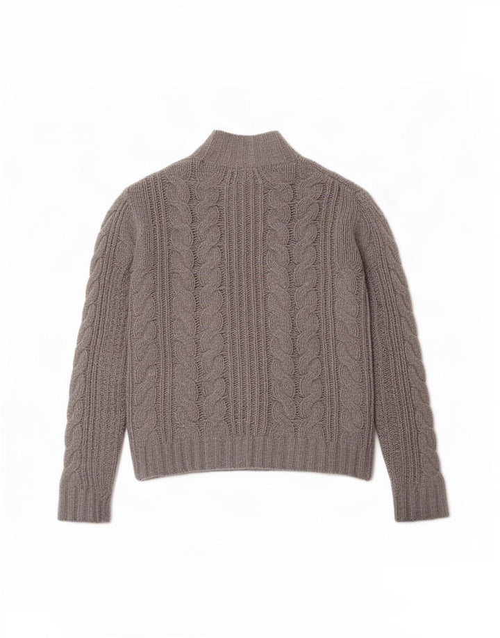 Maglione Gap da uomo con collo a bottoni XL in lana grigia