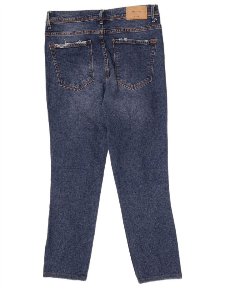 Jeans corti da donna Zara EU 38 piccoli W28 L24 blu