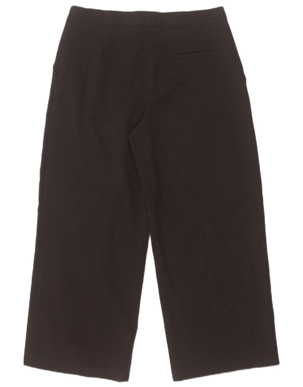 Pantaloni corti da donna Zara a gamba larga medi W28 L26 color block nero
