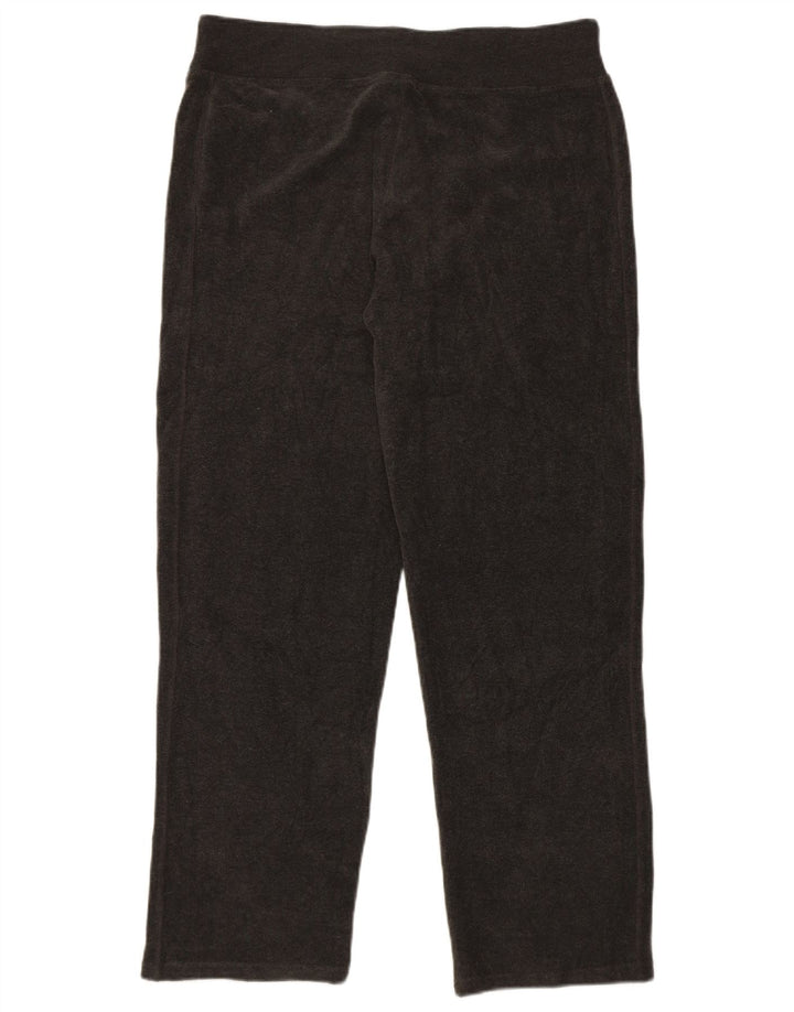 CALVIN KLEIN Womens Tracksuit Trousers UK 16 Large  Black Polyester