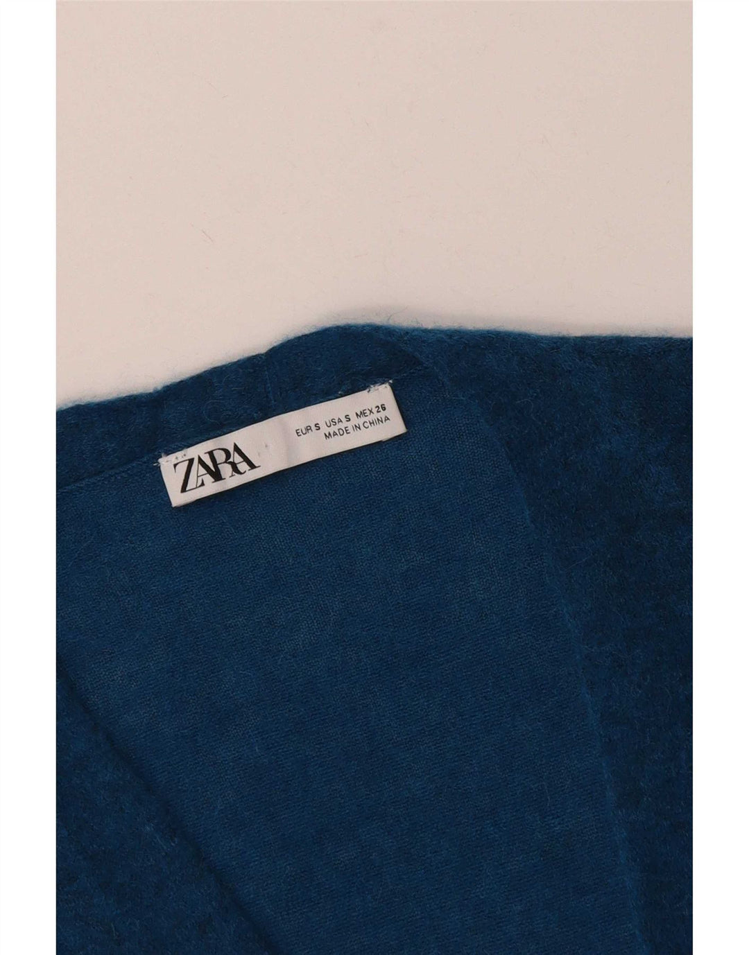 Maglione cardigan oversize da donna Zara UK 10 piccolo blu