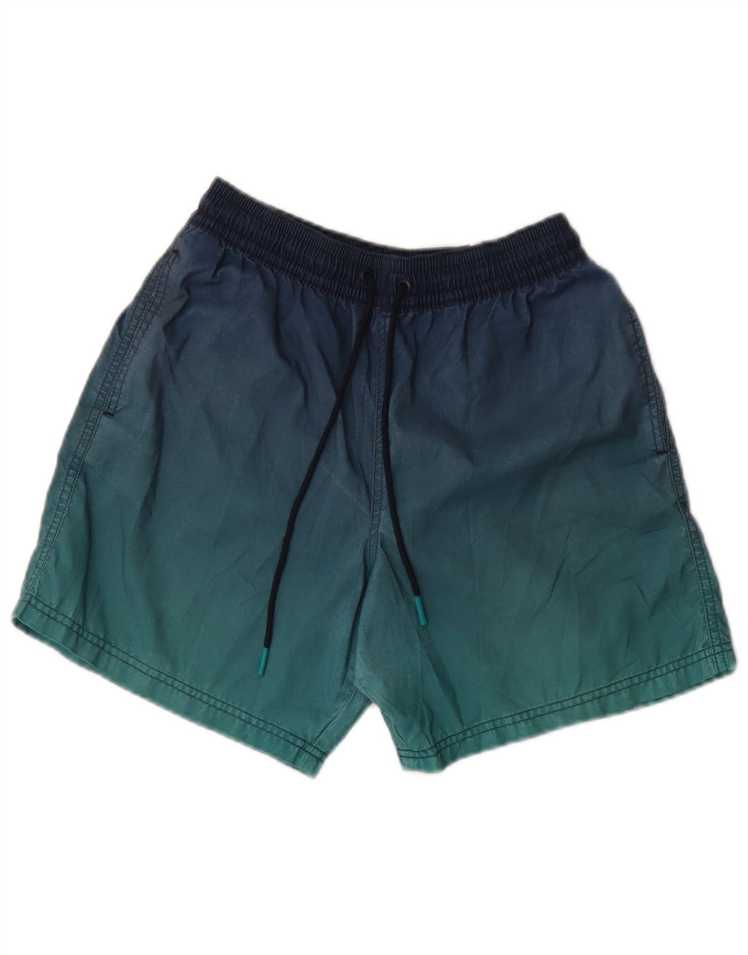 MARKS & SPENCER Pantaloncini da bagno da uomo piccoli in poliestere tie-dye blu