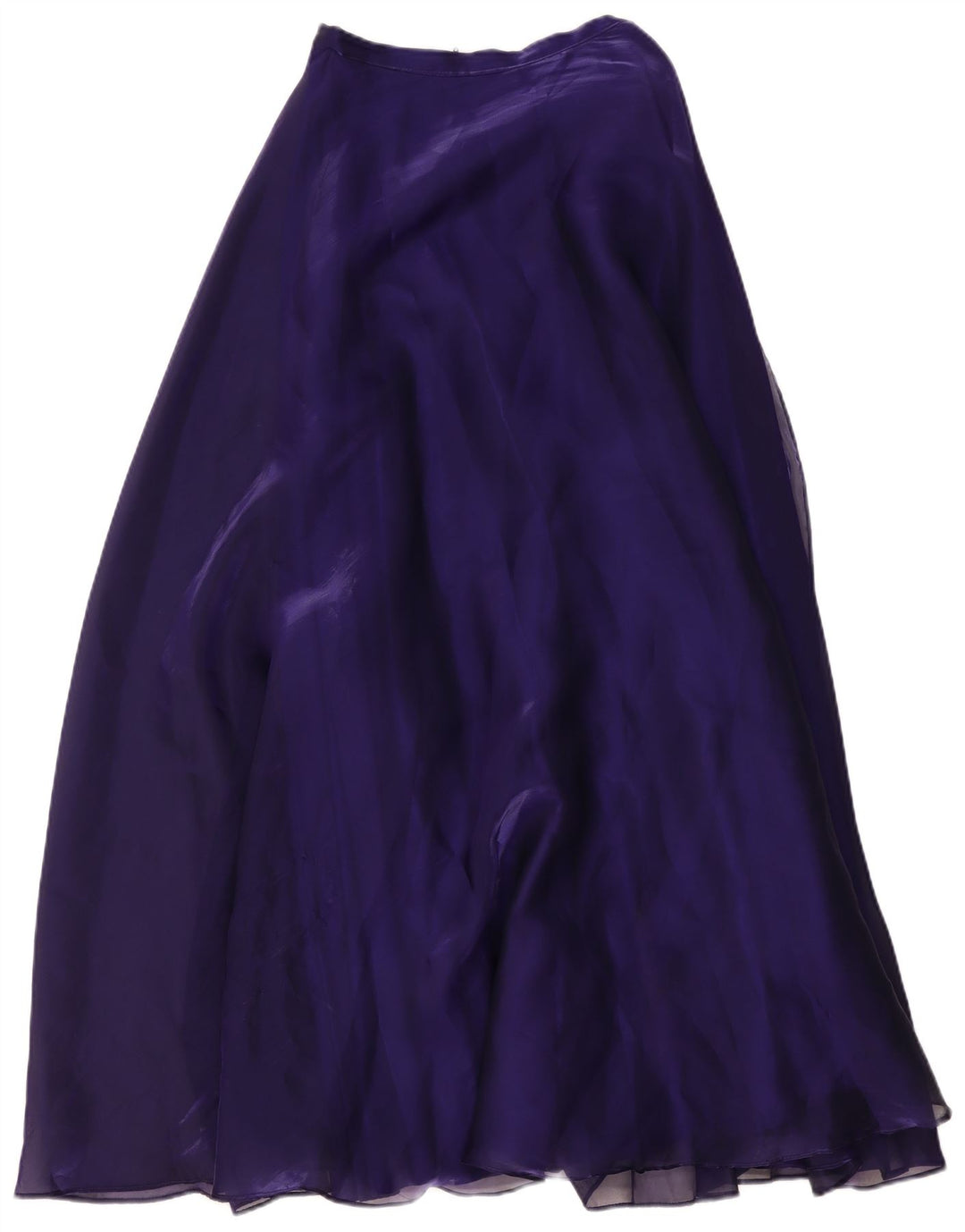 Gonna lunga da donna vintage piccola W26 poliestere viola