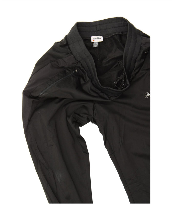 ELLESSE Mens Tracksuit Trousers Joggers Medium Black Polyester Vintage Ellesse and Second-Hand Ellesse from Messina Hembry 