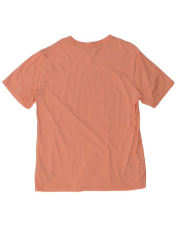 CONVERSE T-shirt grafica da uomo Top XL in cotone rosa