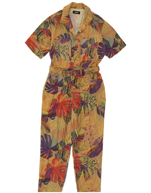Tuta da donna Desigual UK 18 XL multicolore floreale Lyocell tropicale