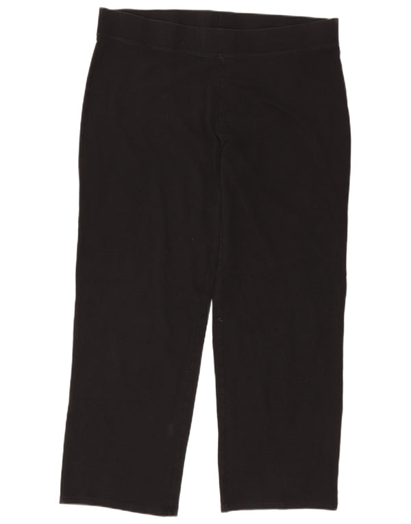 Pantaloni da tuta da donna Marks & Spencer UK 20 2XL Cotone nero