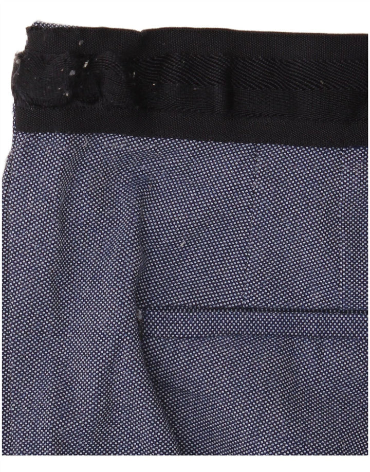 Pantaloni da abito slim da donna Marks & Spencer XL W32 L28 poliestere blu