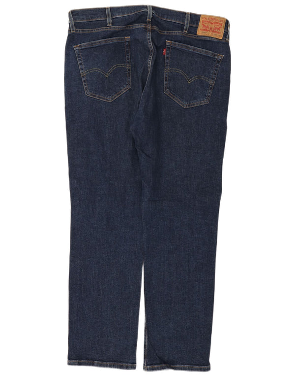 Jeans dritti da uomo Levi's W38 L30 in cotone blu