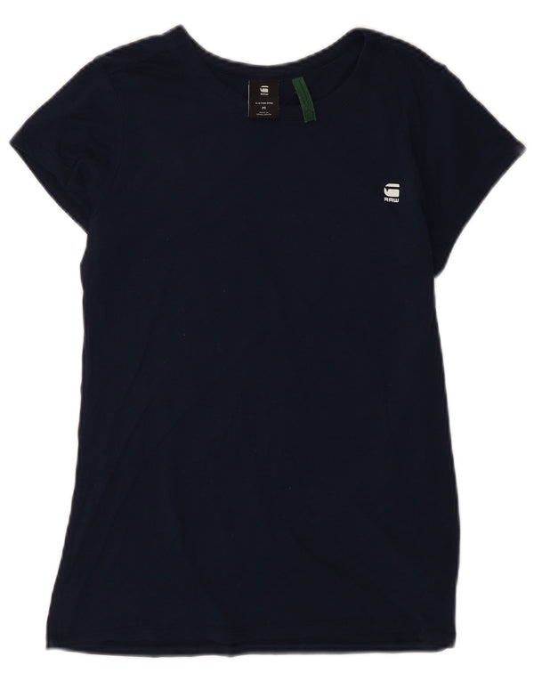 T-shirt da donna G-Star Top UK 12 cotone blu navy medio