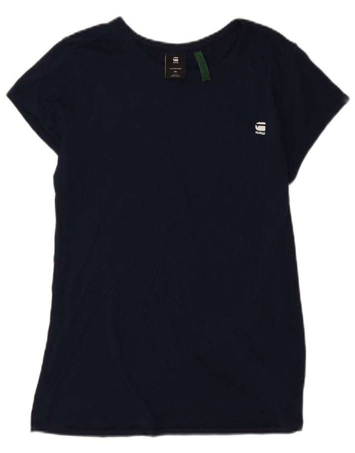 T-shirt da donna G-Star Top UK 12 cotone blu navy medio