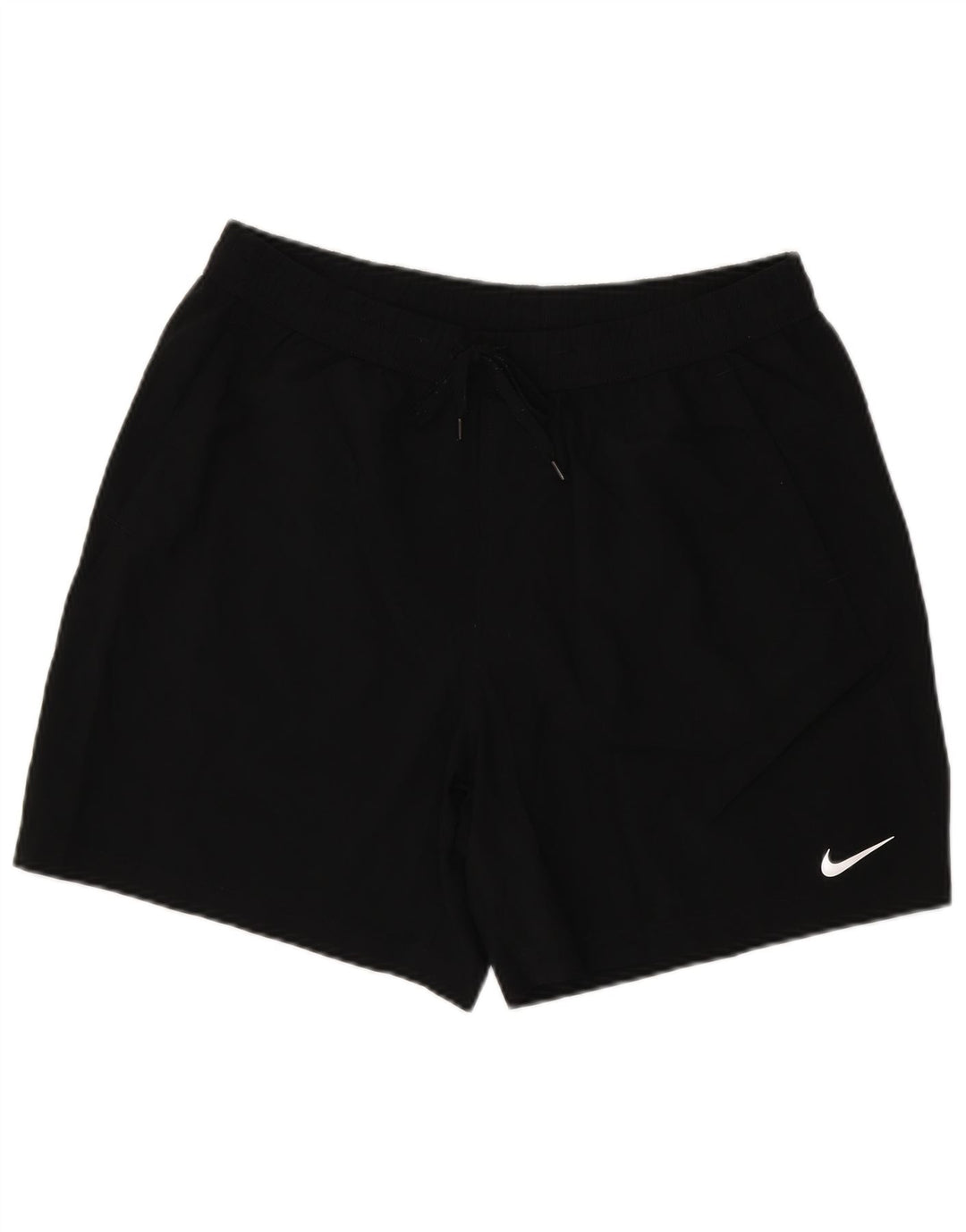 Pantaloncini sportivi NIKE Dri Fit da uomo, grandi, in poliestere nero