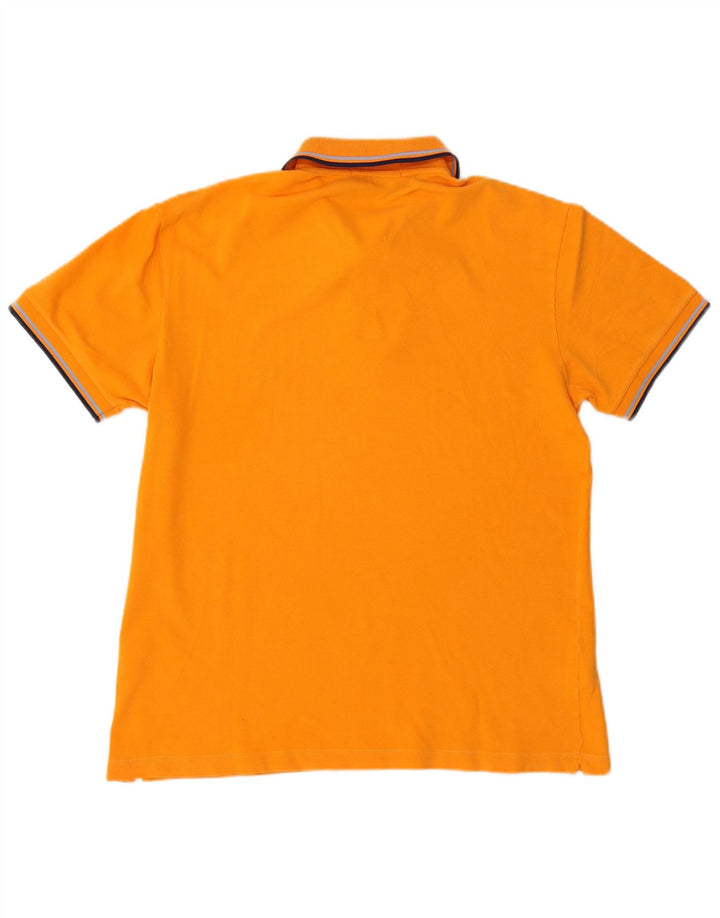 Polo Fred Perry da uomo leggera ed elasticizzata, grande, in cotone arancione