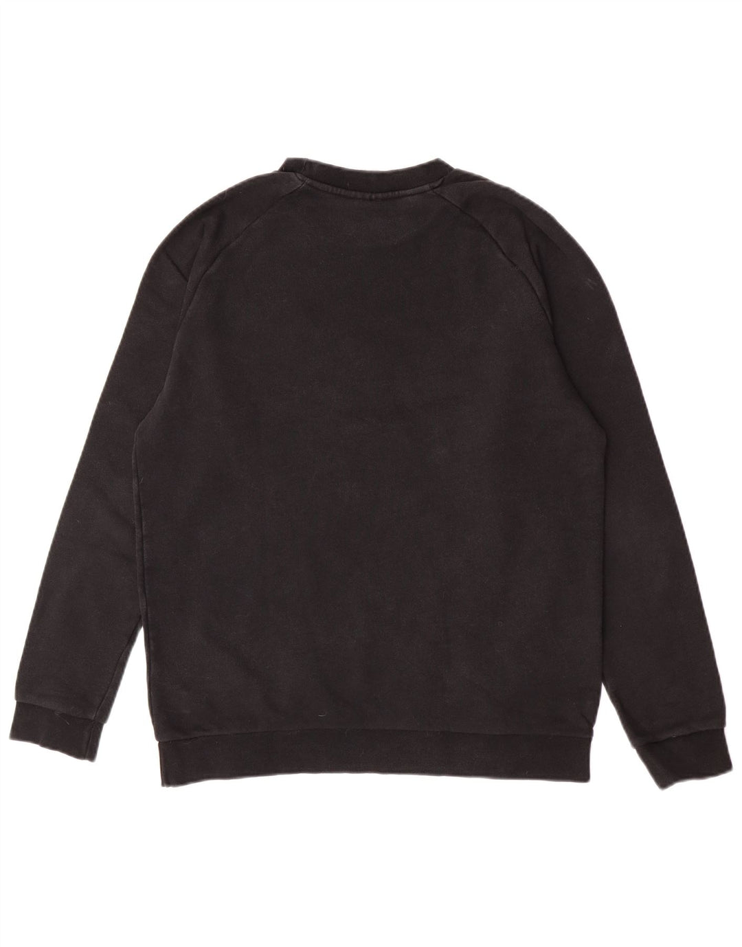 Felpa grafica da uomo Adidas Felpa media in cotone nero