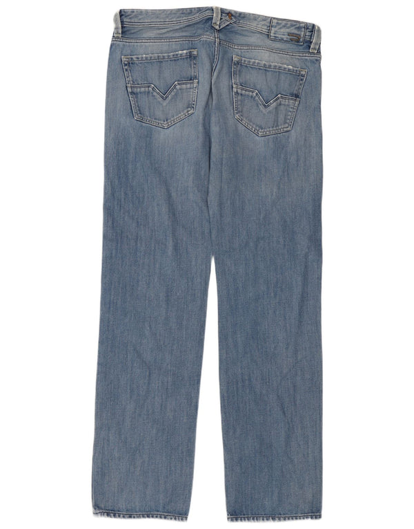 Jeans dritti da uomo Diesel Larkee W36 L34 cotone blu