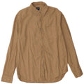 J. CREW Camicia da uomo in flanella di cotone beige medio