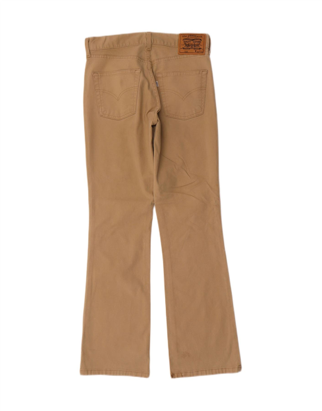 Levi's Uomo 525 Bootcut Pantaloni Casual W30 L32 Cotone Beige