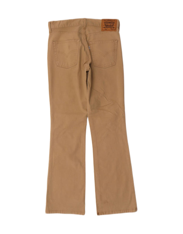 Levi's Uomo 525 Bootcut Pantaloni Casual W30 L32 Cotone Beige